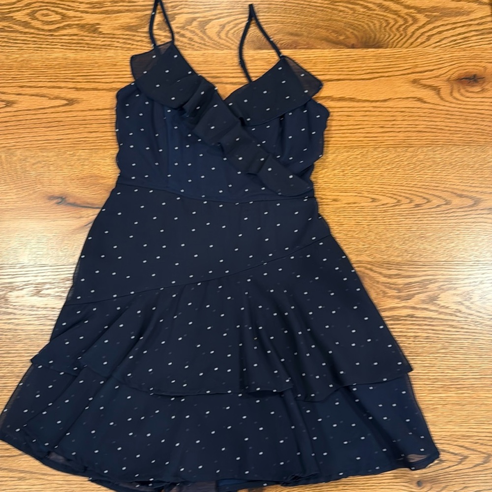 Japba small blue polka dot romper